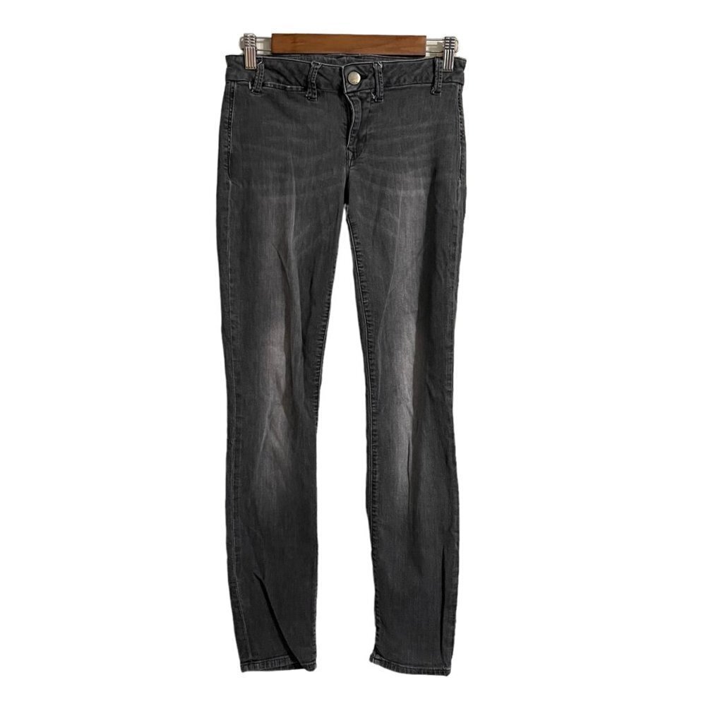 GAP 1969 Womems Gray Wash Mid Rise Stretch Legging Skinny Jeans Size 29/8